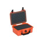 MEIJIA Portable All Weather IP67 Waterproof Protective Case, Hard Case,Camera Case With Customizable Foam,Fit Use of Drones, Cameras,Equipments, 8.12”x6.56”x 3.56” (Orange)