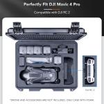 Lykus Titan M400 Waterproof Hard Case for DJI Mavic 4 Pro, DJI RC Pro 2/RC2, Fits up to 6 Batteries and Accessories in Fly More Combo/Creator Combo [CASE ONLY]