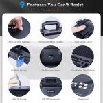 Lykus Titan M400 Waterproof Hard Case for DJI Mavic 4 Pro, DJI RC Pro 2/RC2, Fits up to 6 Batteries and Accessories in Fly More Combo/Creator Combo [CASE ONLY]