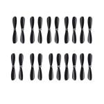 Mini quadcopter propeller, remote control aircraft propeller, mini propeller suitable for small and medium-sized unmanned aerial vehicles, 20 propeller props, 35, 37, 42, 46 mm, etc. (46mm/1.8in（黑色）)