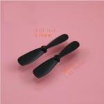Mini quadcopter propeller, remote control aircraft propeller, mini propeller suitable for small and medium-sized unmanned aerial vehicles, 20 propeller props, 35, 37, 42, 46 mm, etc. (46mm/1.8in（黑色）)