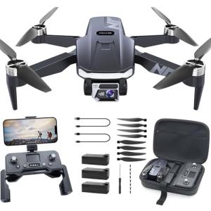 Professional Drones with Camera for Adults 4K N11 PRO GPS FPV Drone, 90 Min Long Flight, Smart Auto Return, Follow Me Tracking, Extended Control Range, 5G HD Live Feed, Brushless Motor RC Quadcopter