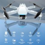 Oddire Drone with Camera - Drones for Adults with 2 Batteries, Carrying Case, 1080P HD Foldable Drone with Stable Hover, Trajectory Flight, Gravity Control, One Key Take Off/Land, 3D Flip, Toys