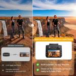 FPV Drone with Camera 4K HD for Adults with Big Screen on Remote Controller,Easy Fly Quadcopter for Beginners & Kids with Optical Flow Positioning,Gift Toys for Men Boys,2 pcs Batteries and Carrying Case