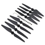 Blomiky 2 Sets 8 Pack F7 Foldable Propellers Replace Spare Pros Compatible with Bwine F7GB2 F7 SJRC F7S F7 4K 9800FT RC Quadcopter Drone F7 Propeller 2