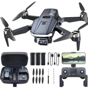 ‌Professional 4K Drone with Camera for Adult Beginners‌ N11 PRO GPS Quadcopter 90 Min Flight Smart 5G FPV & Brushless Motor Tech Auto Tracking Safety Return System