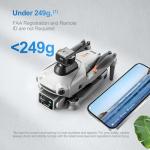 RAIGNV S119 4K Drone with Camera for Adults, GPS Auto Return, Obstacle Avoidance, Brushless Motor, 5G Screen Remote, 3 Batteries 75 Min Flight, Dual Camera 120° Wide-Angle, 2000M Range, 120M Altitude FPV Quadcopter