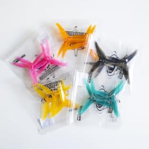 [20 pcs] GEMFAN 5" Propeller 51466V2, 5 inch High Performance 3-Blades Props for FPV Drone RC Models 10CW 10CCW, 5 Color Mix