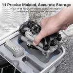 REYGEAK Mini 5 Pro Carrying Case,Waterproof Hard Case for DJI Mini 5 Pro Accessories,Portable Travel Storage Bag with Shoulder Strap for Drone,RC-N3/RC 2 Controller,Batteries