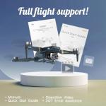 60+ Min Flight Time Super Endurance Drone with Camera for Adults 4K HD, Foldable WiFi Quadcopter Drones, 2650 FT Control Range, Brushless Motor, Auto Hover Mode, Follow Me Function (3 Batteries) for Beginners