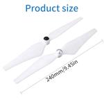 JUSTHERE 4 Pairs 9450 Self Tightening Drone Propeller(4CW+4CCW) for DJI Phantom 2/3/3PRO, Low Noise Propeller, Replacement Parts for Drone Blades
