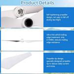 JUSTHERE 4 Pairs 9450 Self Tightening Drone Propeller(4CW+4CCW) for DJI Phantom 2/3/3PRO, Low Noise Propeller, Replacement Parts for Drone Blades