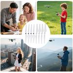 JUSTHERE 4 Pairs 9450 Self Tightening Drone Propeller(4CW+4CCW) for DJI Phantom 2/3/3PRO, Low Noise Propeller, Replacement Parts for Drone Blades