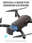 UranHub G30 Drone 7.4V 2000mAh Intelligent Replacement Battery – 30-Minute Flight Time with LED Indicator