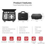 Skyreat Neo Hard Case,Waterproof Carrying Hard Shell Case Shoulder Bag for DJI Neo Fly More Combo with RC-N3 Remote Controller, Intelligent Flight Battery/Charging Hub and Other Accessories