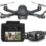 Tolatoyus Drones with Camera for Adults 4K, GPS Drone with 4.5” LCD Screen Controller Follow Me Auto Return 5G Long Range Transmission Foldable FPV Drone for Beginners Under 249g