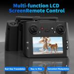 Tolatoyus Drones with Camera for Adults 4K, GPS Drone with 4.5” LCD Screen Controller Follow Me Auto Return 5G Long Range Transmission Foldable FPV Drone for Beginners Under 249g