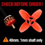 2 Pairs of Avan Props – 4-Blade 40mm Propeller Set fit for EMAX Propeller Tinyhawk I, Tinyhawk II, FPV Racing Drone Parts, Indoor Flying 08025 Motor Accessories, Paddle Spare NOT for Tinyhawk III