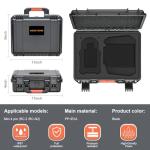 Hard Case for DJI Mini 4 Pro: IP67 Waterproof Carrying Cases for Mini 4/3 Pro/3 Drone Fly More Combo RC 2/RC Smart Controller | Storage Box for Batteries Charger Propellers Accessories (Case Only)