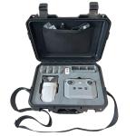 INNVO Drone Case for DJI Mini 4K/2/2SE Fly More Combo & All Accessories, Waterproof Hard Plastic Carrying Case with Custom Foam Insert, Shoulder Strap and Mesh Pocket for Travel Transport Black