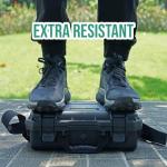 INNVO Drone Case for DJI Mini 4K/2/2SE Fly More Combo & All Accessories, Waterproof Hard Plastic Carrying Case with Custom Foam Insert, Shoulder Strap and Mesh Pocket for Travel Transport Black