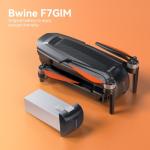 Bwine Original Battery for Drone F7GIM, 7.7V 3200mAh Rechargeable Lithium Battery with Type-C Cable, Support PD & QC 3.0 Fast Charging, Dark Grey
