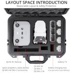 PONYRC Mini 4K Case, IP67 Waterproof Hard Travel Carrying Case for DJI Mini 4K/ 2/2 SE Fly More Combo Drone & Accessories