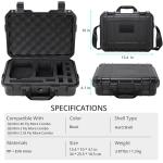 PONYRC Mini 4K Case, IP67 Waterproof Hard Travel Carrying Case for DJI Mini 4K/ 2/2 SE Fly More Combo Drone & Accessories