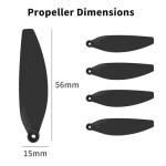 Toladrone 16 PCS Propellers Compatible with TD12PRO/TD12LCD Drones, Quick-Release Replacement Blades Spare Accessories, Low Noise Airscrew Blades