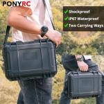 PONYRC Mini 4K Case, IP67 Waterproof Hard Travel Carrying Case for DJI Mini 4K/ 2/2 SE Fly More Combo Drone & Accessories