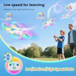 Mini Drone for Kids and Beginners with Fancy LED & Altitude Hold,Birthday Gift for Boys Girls,RC Drone with Propeller Protection,360°Flips,3 Speed Mode,Indoor Outdoor Mini Quadcopter Toy