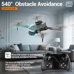 Drone with 2K Camera for Adults, RC Quadcopter with Obstacle Avoidance, 40 Minute Flight, Altitude Hold, One-Key Takeoff/Landing, 3 Speed Modes, Headless Mode, Best Gifts for Beginners