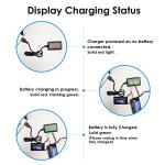 URGENEX 7.4V Lipo 2S 30C 450mAh Rechargeable Lipo with JST & PH2.0 Plug SCX24 with 1to2 USB Charger Fit for Most 1/10, 1/16, 1/18, 1/24 Scale RC Car Truck and RC Drone Airplane