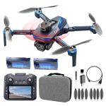 AXNEN Mini Drone with HD Camera, Upgraded Tablet LCD Screen, Professional Dron with Brushless Motors, 2 Batteries, Carrying Case, Foldable Quadcopter for Auto Return, Follow Me, Waypoints, for Beginners, Teens and Adults