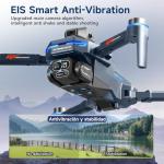 AXNEN Mini Drone with HD Camera, Upgraded Tablet LCD Screen, Professional Dron with Brushless Motors, 2 Batteries, Carrying Case, Foldable Quadcopter for Auto Return, Follow Me, Waypoints, for Beginners, Teens and Adults