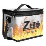 Zeee Fireproof Explosionproof Large Capacity Battery Storage Guard Pouch for Lipo Charge & Storage (8.46 x 6.5 x 5.71 in)