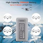 Dalkat Dalee Intelligent Flight Battery Compatible with DJI Mini 4K, Mini 2,MiniSE,Mini2 SE Upgraded Drone Battery Replacement Parts 2400mah Up to 31 Minutes of Flying Time