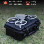 Drogear Travel Hard Case for DJI Flip, Fly More Combo | Holds Up to 7 Batteries, Fits Drone, DJI RC 2 / RC-N2 Remote Controller, Charging Hub & Accessories | IP67 Waterproof, Shockproof, Dustproof