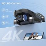 Holy Stone HS720S GPS Drone with Camera for Adults 4K Video, under 249g, 5G 2KM Tranmisson, Smart Fly, Follow Me, 2 Batteries 42-Min Flight Time, Auto Return, Beginner Friendly Mode