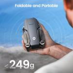 Holy Stone HS720S GPS Drone with Camera for Adults 4K Video, under 249g, 5G 2KM Tranmisson, Smart Fly, Follow Me, 2 Batteries 42-Min Flight Time, Auto Return, Beginner Friendly Mode