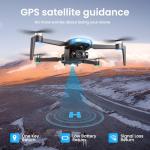 4K GPS Drones with Camera for Adults, 4.5" LCD FPV Screen, 3-Axis Gimbal, 60 Min Flight 2 Batteries, Foldable RC Quadcopter Under 249g, Auto Return Home, Follow Me, Circle Fly, Carrying Case