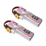 Crazepony 2S HV LiPo Battery, 7.6V 450mAh 80/160C XT30 Plug for Trashcans Larva X Micro FPV Racing Drone Quadcopter - 2PCS