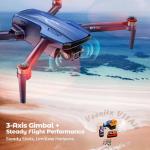 Veeniix V11Air Drone with 6K Camera for Adults, 3-Axis Gimbal Drones with 4K/30fps Video, 10000ft FPV Transmission Professional Drone, 70Mins Long Flight Time, GPS Smart Control, Beginner friendly