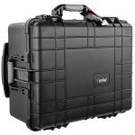 Eylar Medium 24" Protective Roller Camera Hard Case for Cameras, Drones, Tools, and AV Equipment with IP67 Waterproof, Shock Resistant, and Customizable Foam Inserts (Black)