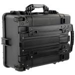 Eylar Medium 24" Protective Roller Camera Hard Case for Cameras, Drones, Tools, and AV Equipment with IP67 Waterproof, Shock Resistant, and Customizable Foam Inserts (Black)