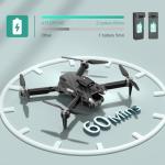 4K Camera Drone for Kids 8-12 & Adults - Beginner-Friendly Mini Drone with Emergency Stop, Headless Mode,360° Flips, Carrying Case & 2 Batteries, RC Quadcopter Toys for Boys Girls Age 6-14-Charcoal black