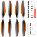Bwine Drone Original Propellers for F7GIM - 4 Pcs Dark Grey & Orange