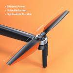 Bwine Drone Original Propellers for F7GIM - 4 Pcs Dark Grey & Orange
