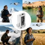 Spicula Intelligent Flight Battery 2 Pack 7.38V 3850mAh Replacement for Mini 3 Series Drone Upgrade Large Capacity Battery Can Fly 47 Mins Compatiable with Mini 3/3 Pro /4 Pro