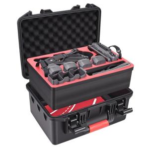 FPVtosky Dual Layer Hard Case for DJI Mavic 4 Pro[CASE ONLY], Waterproof Hard Case for Mavic 4 Pro Drone, Travel Carrying Bag Storage Box for DJI Mavic 4 Pro Fly More Combo Accessories